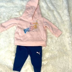Puma baby girl outfit 0-3m